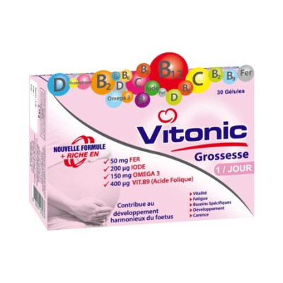Vital Vitonic Grossesse 30 Gélules Vital Vitonic Grossesse 30 Gélules