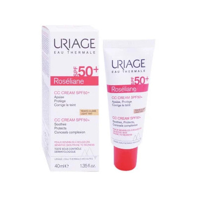 URIAGE ROSELIANE CC CREAM SPF50+ TEINTEE CLAIRE 40ML URIAGE ROSELIANE CC CREAM SPF50+ TEINTEE CLAIRE 40ML