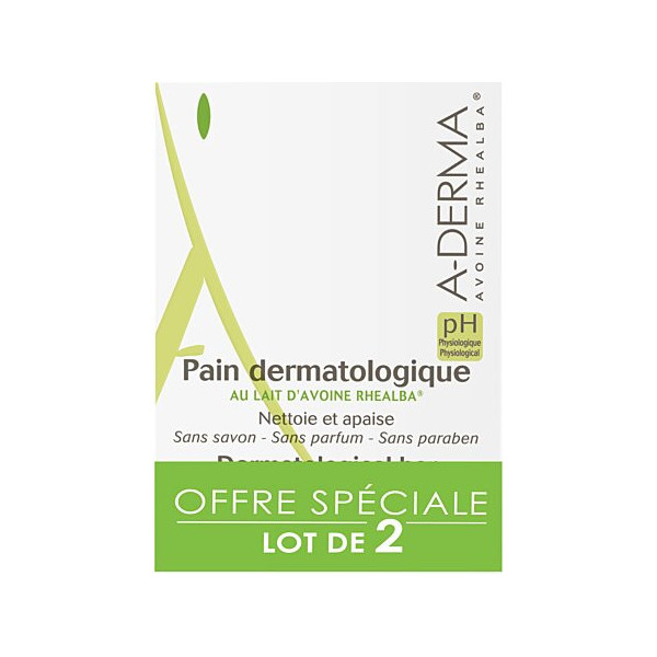 A-Derma Pain dermatologique nettoyant apaisant au lait d'avoine