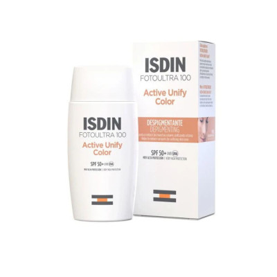 ISDIN PHOTOPROTECTION ECRAN SOLAIRE ACTIVE UNIFY FUSION FLUIDE TEINTEE SPF50+ 50ML ISDIN PHOTOPROTECTION ECRAN SOLAIRE ACTIVE UNIFY FUSION FLUIDE TEINTEE SPF50+ 50ML
