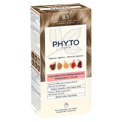 PHYTO COLOR 8.1 Blond Clair Cendré PHYTO COLOR 8.1 Blond Clair Cendré