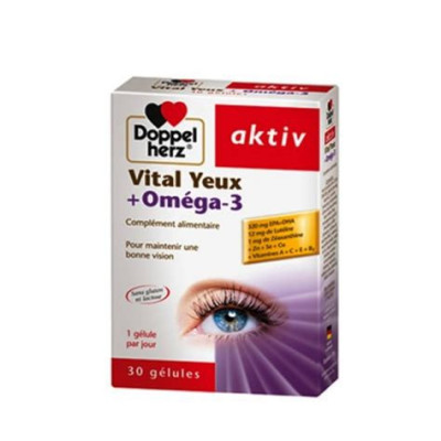 AKTIV Vital yeux + Omega 3 30 GELULES