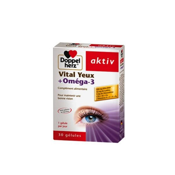 AKTIV Vital yeux + Omega 3 30 GELULES