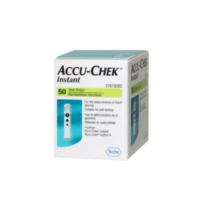 ACCU-CHEK INSTANT BANDELETTES REACTIVES BOITE DE 50 ACCU-CHEK INSTANT BANDELETTES REACTIVES BOITE DE 50