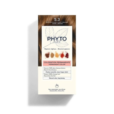 PHYTO PHYTOCOLOR 5.3 CHATAIN CLAIR DORE PHYTO PHYTOCOLOR 5.3 CHATAIN CLAIR DORE