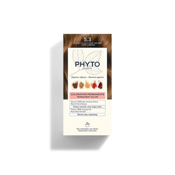 PHYTO PHYTOCOLOR 5.3 CHATAIN CLAIR DORE