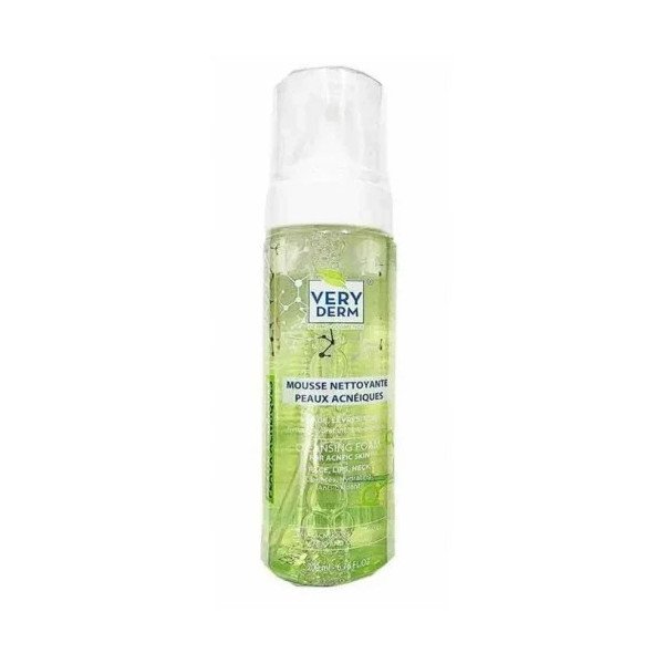VERY DERM MOUSSE NETTOYANTE PEAUX ACNEIQUES 200ML