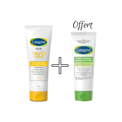 cetaphil pack ecran 50 ml +creme hydratante 50g cetaphil pack ecran 50 ml +creme hydratante 50g
