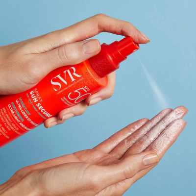 SVR Sun Secure spray hydratant SPF 50+ invisible 200 ml SVR Sun Secure spray hydratant SPF 50+ invisible 200 ml